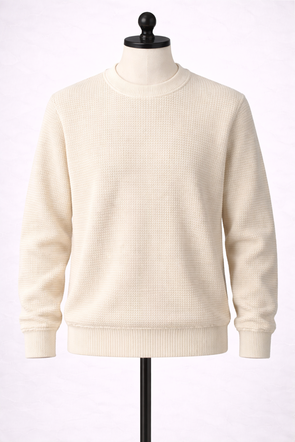 Waffle Knit Pullover