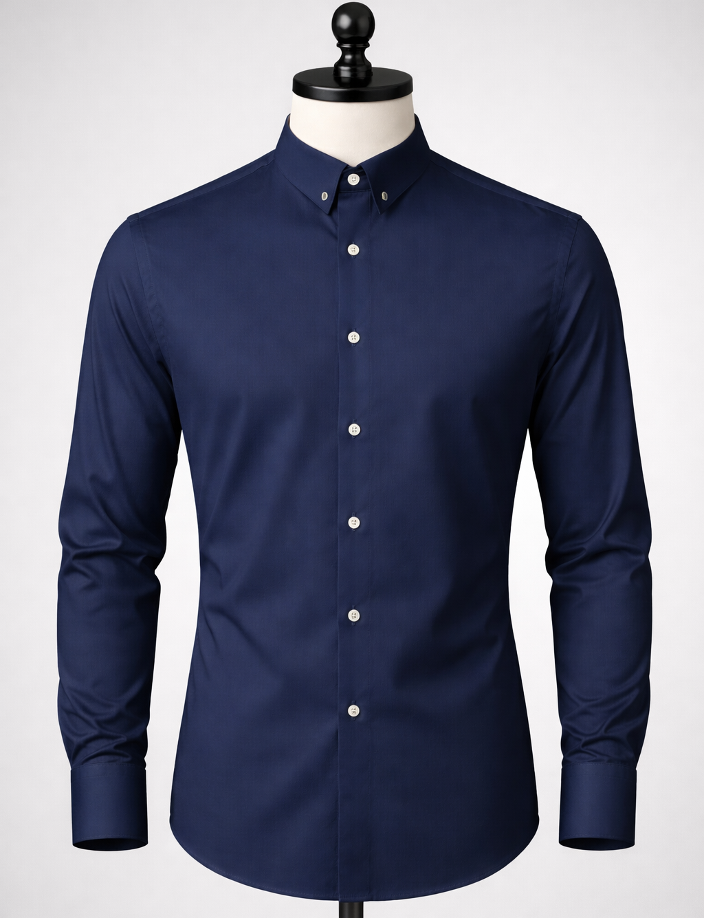 Midnight Blue Tab Collar Shirt
